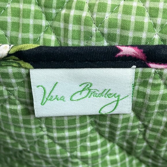 Vera Bradley  Floral Quilted Shoulder Strap & Handles Weekender Satchel Bag Sz L - Picture 10 of 13